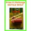 7930 - Prise Pour Rallonge OUTILS WOLF -Tondeuse Et Accessoires Boutique 10404008 1