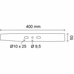 Lame Plate Universelle 40 Cm -Tondeuse Et Accessoires Boutique 10992159 2