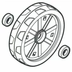 ALPINA. Roue Avant Tondeuse Alpina