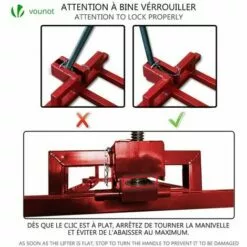 VOUNOT Leve Tracteur Tondeuse Supporte 400 Kg Max -Tondeuse Et Accessoires Boutique 11477857 5