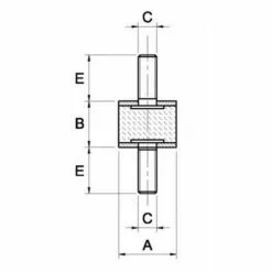 LEM SELECT Silent Bloc Universel Male X Male Ø40X30 M10X28 (Lot De 5) 5 LEM SELECT Silent Bloc Universel Male X Male Ø40X30 M10X28 (Lot De 5) -Tondeuse Et Accessoires Boutique 14032604 2