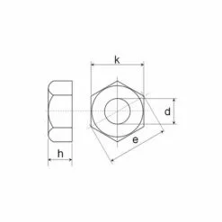 712-0107 - Ecrou Pour Tondeuse MTD -Tondeuse Et Accessoires Boutique 17552264 2