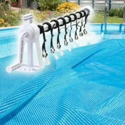 WILTEC Enrouleur Télescopique Pour Bâche De Piscine Et Couverture Solaire 1-6 M Clip 8 Sangles De Fixation 7 WILTEC Enrouleur Télescopique Pour Bâche De Piscine Et Couverture Solaire 1-6 M Clip 8 Sangles De Fixation -Tondeuse Et Accessoires Boutique 18032934 3