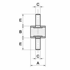 LEM SELECT Silent Bloc Universel Male X Male Ø50X40 M10X28 (Lot De 2) 5 LEM SELECT Silent Bloc Universel Male X Male Ø50X40 M10X28 (Lot De 2) -Tondeuse Et Accessoires Boutique 18079720 2