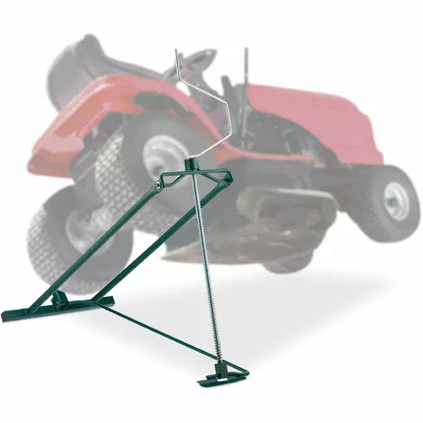 Relaxdays Dispositif De Levage Lève Tondeuse, 400 Kg, Dispositif D’inclinaison Continue De Tondeuse, Acier, Vert 3 Relaxdays Dispositif De Levage Lève Tondeuse, 400 Kg, Dispositif D’inclinaison Continue De Tondeuse, Acier, Vert