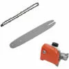 ASUPERMALL Chainsaw Guide Gear Boite De Vitesses + Plaque + Ensemble De La Chaine Pour Stihl Ht Km 73-130 Serie Pole Scie Trimmer Connecteur Multifonction Pole Elaguer Universel Accessoires Bois Outil, 7 Dents -Tondeuse Et Accessoires Boutique 24160399 1