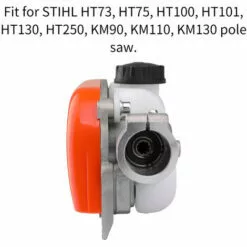 ASUPERMALL Chainsaw Guide Gear Boite De Vitesses + Plaque + Ensemble De La Chaine Pour Stihl Ht Km 73-130 Serie Pole Scie Trimmer Connecteur Multifonction Pole Elaguer Universel Accessoires Bois Outil, 7 Dents -Tondeuse Et Accessoires Boutique 24160399 4