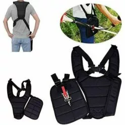 BARES Harnais à Double Bandoulière Épaule Rembourrée Boutonnage Sécurité Pour Débroussailleuse Tondeuse STIHL Husqvarna ECHO -Tondeuse Et Accessoires Boutique 27204027 4