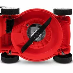 Tondeuse à Gazon à Essence 139cc 5cv 4 Temps Moteur OHV Traction Manuelle 390mm Lame Acier Double Tranchant 16" Hauteur De Coupe Réglable Et Panier D'une Capacité De 35L - Greencut GLM660X -Tondeuse Et Accessoires Boutique 2803531 4