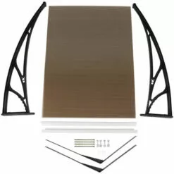 BATHRINS®Robot Tondeuse Garage Toit Rabattable Carport Pour Tondeuse- Robot Tondeuse-Marron -Tondeuse Et Accessoires Boutique 28554545 3