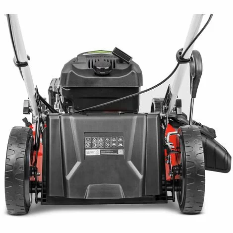 Tondeuse à Gazon à Essence 173cc 7,5cv, 4 Temps Moteur Autopropulsé, Lame Acier Double Tranchant 530mm 21", Système Ramassage Mulching 4-1, Hauteur De Coupe Réglable Et Panier 65L - Greencut GLM880X 7 Tondeuse à Gazon à Essence 173cc 7,5cv, 4 Temps Moteur Autopropulsé, Lame Acier Double Tranchant 530mm 21", Système Ramassage Mulching 4-1, Hauteur De Coupe Réglable Et Panier 65L - Greencut GLM880X – Image 5