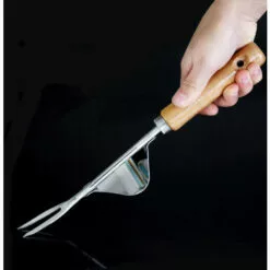 ASUPERMALL Manuel Bois Fourchette Sarclage En Acier Inoxydable Poignee Creuser Outil De Suppression De Transplantation Racine Outil -Tondeuse Et Accessoires Boutique 29980957 5