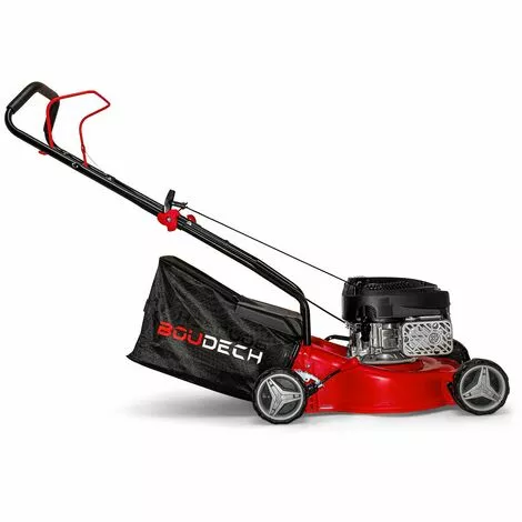 Boudech Tondeuse Poussée Avec Moteur à Essence 127cc 2KW OHV 4 Temps Largeur De Coupe 400mm 7 Boudech Tondeuse Poussée Avec Moteur à Essence 127cc 2KW OHV 4 Temps Largeur De Coupe 400mm – Image 5