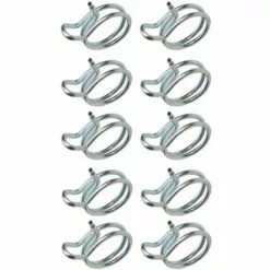 CYCLINGCOLORS 10x Colliers De Durite Clip 4mm X 7mm Tuyau Carburant Essence Tondeuse Tracteur