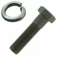 CYCLINGCOLORS Vis De Lame Tondeuse 9.5 X 76mm 3/8" 24 Unf Avec Rondelle Frein Pour Honda Castelgarden Ayp Noma Stiga Snapper