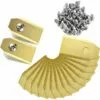 LITZEE Lot De 45 Lames En Titane Pour Tondeuse Robot Husqvarna Automower, Gardena, Yardforce (3 G - 0,75 Mm) + 45 Vis -Tondeuse Et Accessoires Boutique 32530298 1