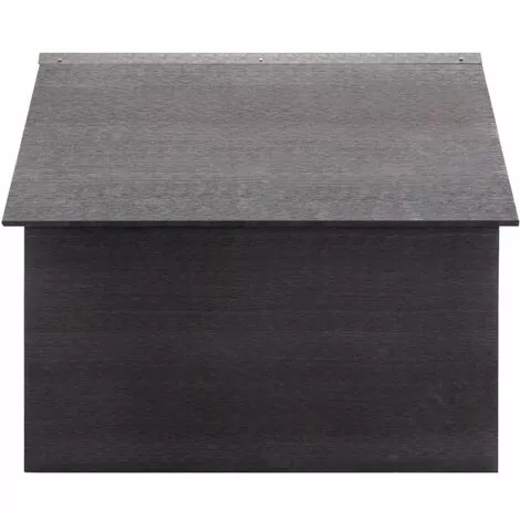 VidaXL Garage Pour Tondeuse à Gazon Gris 80x80x70 Cm WPC - Gris 5 VidaXL Garage Pour Tondeuse à Gazon Gris 80x80x70 Cm WPC - Gris – Image 3