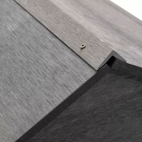 VidaXL Garage Pour Tondeuse à Gazon Gris 80x80x70 Cm WPC - Gris 7 VidaXL Garage Pour Tondeuse à Gazon Gris 80x80x70 Cm WPC - Gris – Image 5