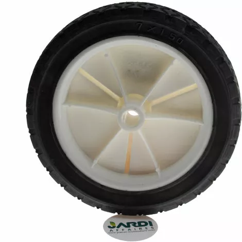 JARDIAFFAIRES Roue Pour Tondeuse à Gazon Diamètre 150mm Alésage 12.7mm 3 JARDIAFFAIRES Roue Pour Tondeuse à Gazon Diamètre 150mm Alésage 12.7mm