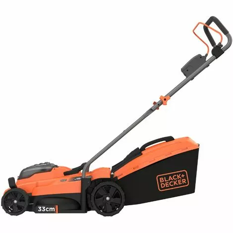 BLACK & DECKER Tondeuse 33cm - Sans Fil LITHIUM 18V - Sans Batterie BLACK+DECKER BCMW3318N-XJ 4 BLACK & DECKER Tondeuse 33cm - Sans Fil LITHIUM 18V - Sans Batterie BLACK+DECKER BCMW3318N-XJ – Image 2