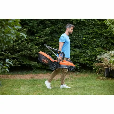 BLACK & DECKER Tondeuse 33cm - Sans Fil LITHIUM 18V - Sans Batterie BLACK+DECKER BCMW3318N-XJ 6 BLACK & DECKER Tondeuse 33cm - Sans Fil LITHIUM 18V - Sans Batterie BLACK+DECKER BCMW3318N-XJ – Image 4