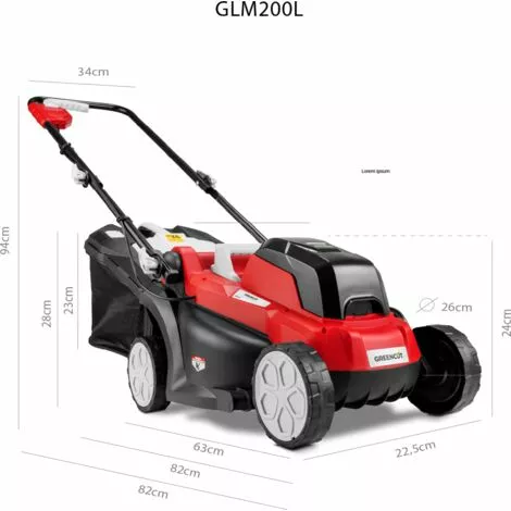 Tondeuse à Batterie Sans Fil 40V GLM200L, 2 Batteries 20V 2 Ou 4 Ah + 1 Chargeur, Largeur De Coupe 33cm, 5 Hauteurs, 3900RPM, Panier De Ramassage 35L - Greencut 3 Tondeuse à Batterie Sans Fil 40V GLM200L, 2 Batteries 20V 2 Ou 4 Ah + 1 Chargeur, Largeur De Coupe 33cm, 5 Hauteurs, 3900RPM, Panier De Ramassage 35L - Greencut