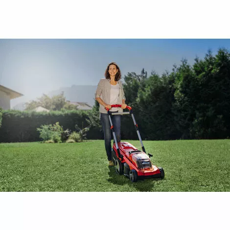 Einhell Tondeuse à Gazon Sans Fil RASARRO 36/38 Power X-Change (36V, Réglage Centralisé De Hauteur De Coupe à 6 Positions, Un Obturateur Mulching) Livré Avec 2 Batteries 4,0 Ah Et Chargeur Rapide 4 Einhell Tondeuse à Gazon Sans Fil RASARRO 36/38 Power X-Change (36V, Réglage Centralisé De Hauteur De Coupe à 6 Positions, Un Obturateur Mulching) Livré Avec 2 Batteries 4,0 Ah Et Chargeur Rapide – Image 2