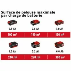 Einhell Tondeuse à Gazon Sans Fil GE-CM 18/30 Li Kit Power X-Change (18 V, Largeur De Coupe 30 Cm, Surface Conseillée 150 M²) Livré Avec Batterie 3,0 Ah Et Chargeur -Tondeuse Et Accessoires Boutique 35102413 4