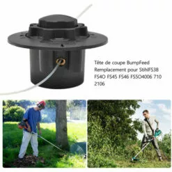 ASUPERMALL Remplacement D'Alimentation De Bosse De Tete De Coupe Pour Stihl Fs38 Fs40 Fs45 Fs46 Fs50 4006 710 2106, Noir -Tondeuse Et Accessoires Boutique 35605891 3