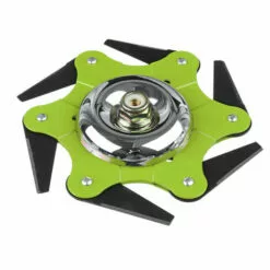 TIGA Tête De Tondeuse à Gazon 3/6 Lames En Acier Pour Ficelle D'herbe De Jardin + Couvercle De Plaque (vert, 6 Dents Avec Pièces) -Tondeuse Et Accessoires Boutique 35626584 2
