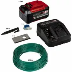 Einhell Kit D'installation 1200m² Pour Robot-tondeuse FREELEXO (Jusqu'à 1200m², 3 Lames, 210m Câble Périphérique) Livré Avec Batterie 5,2Ah Et Chargeur -Tondeuse Et Accessoires Boutique 36889513 5