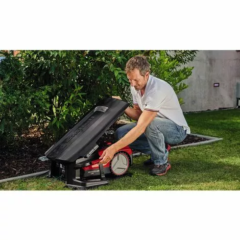Einhell Garage Pour Robot Tondeuse FREELEXO (pour La GC-RM 500 Et La Série Complète Freelexo, Protection Contre La Pluie, Le Soleil Et Les Précipitations, Installation Facile) 4 Einhell Garage Pour Robot Tondeuse FREELEXO (pour La GC-RM 500 Et La Série Complète Freelexo, Protection Contre La Pluie, Le Soleil Et Les Précipitations, Installation Facile) – Image 2