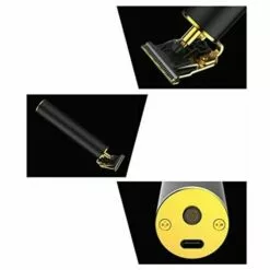 BRIDAY Tondeuse à Cheveux Professionnelle Sans Fil Tondeuse à Barbe Rechargeable USB Kit De Coupe De Cheveux Pour Hommes Avec 4 Peignes -Tondeuse Et Accessoires Boutique 37004255 4
