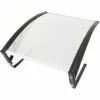 YONGQING Abri Pour Robot Tondeuse Protection Garages Toit Protection Solaire Pour Robots Tondeuses Transparent Toit Carport Pour Tondeuses - Noir-argent -Tondeuse Et Accessoires Boutique 37143679 1
