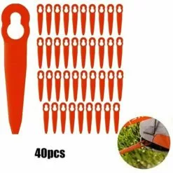 LANGRAY 40 Pièces Accessoires De Lames En Plastique De Remplacement Pour STIHL Polycut 2-2 FSA 45 Tondeuse à Gazon Coupe-herbe -Tondeuse Et Accessoires Boutique 37891724 4