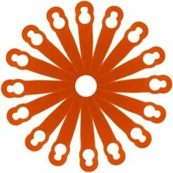 LANGRAY 100 Pièces Accessoires De Lames En Plastique De Remplacement Pour STIHL Polycut 2-2 FSA 45 Tondeuse à Gazon Coupe-herbe