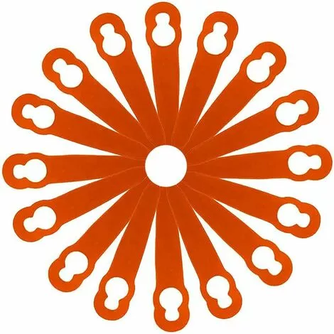 LANGRAY 100 Pièces Accessoires De Lames En Plastique De Remplacement Pour STIHL Polycut 2-2 FSA 45 Tondeuse à Gazon Coupe-herbe 3 LANGRAY 100 Pièces Accessoires De Lames En Plastique De Remplacement Pour STIHL Polycut 2-2 FSA 45 Tondeuse à Gazon Coupe-herbe