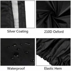 TANABATA Housse Imperméable Pour Tondeuse Autoportée - Housse De Protection Pour Tracteur De Jardin (182,9 X 111,8 X 116,8 Cm) -Tondeuse Et Accessoires Boutique 42414944 5