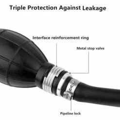 THSINDE Tuyau Gaz Carburant Pompe,Poire Amorçage Carburant Auto Bateau,Universelle Pompe à Essence De Carburant De Tuyau D'Aspiration Siphon De Pompe à Eau/essence Avec Pompe De Transfert De Carburant(8mm) -Tondeuse Et Accessoires Boutique 42452081 3