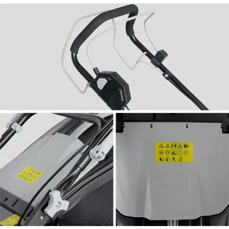 VOLTR 36V – Tondeuse à Gazon Sans Fil Tractée Ø46cm – 2x Batteries 18V Lithium 8.0Ah + Double Chargeur Rapide. Récupérateur D’herbe 50L - Gris 5 VOLTR 36V – Tondeuse à Gazon Sans Fil Tractée Ø46cm – 2x Batteries 18V Lithium 8.0Ah + Double Chargeur Rapide. Récupérateur D’herbe 50L - Gris – Image 3