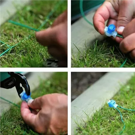 DENUOTOP 10 Pièces Connecteurs Câble, Borne Connecteur Cable, Connecteur Étanche, Connecteur Fil À Sertir À 3 Trous Connecteur De Tondeuse Rempli De Gel, Pour Les Tondeuses À Gazon Robotisées 7 DENUOTOP 10 Pièces Connecteurs Câble, Borne Connecteur Cable, Connecteur Étanche, Connecteur Fil À Sertir À 3 Trous Connecteur De Tondeuse Rempli De Gel, Pour Les Tondeuses À Gazon Robotisées – Image 5