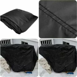 VERSAILLESFR Housse De Protection Pour Souffleuse, Housse De Protection Pour Tondeuse à Gazon Etanche, Protection Pour Tondeuse Étanche à La Poussière Anti-UV Jardin Pelouse Avec Sac De Stockage -Versailles -Tondeuse Et Accessoires Boutique 45968115 3