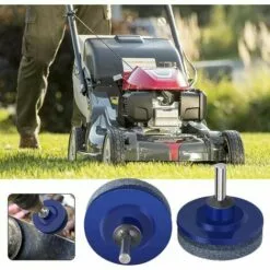 DEVENIRRICHE Paquet De 1 Aiguiseurs De Lame De Tondeuse à Gazon, Aiguiseur De Tondeuse à Gazon Pour Perceuse Manuelle, Accessoires De Tondeuse à Gazon -Tondeuse Et Accessoires Boutique 46888378 2