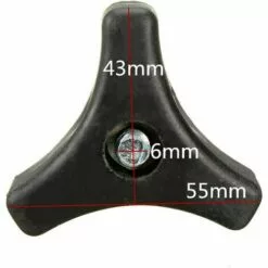 DEVENIRRICHE Lot De 2 Poignées Triangulaires Pour Tondeuse à Gazon, Vis, écrou, Boulon - Pièces De Rechange Pour Outils De Jardinage - Accessoires Pour Machine à Gazon/tondeuse à Gazon Honda (noir) 8 DEVENIRRICHE Lot De 2 Poignées Triangulaires Pour Tondeuse à Gazon, Vis, écrou, Boulon - Pièces De Rechange Pour Outils De Jardinage - Accessoires Pour Machine à Gazon/tondeuse à Gazon Honda (noir) -Tondeuse Et Accessoires Boutique 46888393 2