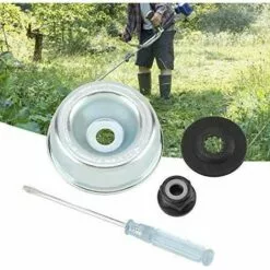 LONGZIMING Kit De Maintenance D'accessoires Pour Adaptateur Tondeuse à Gazon Pour Stihl Rondelle De Butée, Plaque De Support, écrou De Collier Tournevis De Maintenance Kit Fixation De L'adaptateur De Lame -Tondeuse Et Accessoires Boutique 47155496 3