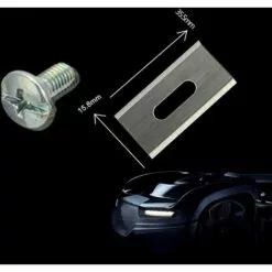 Lame De Tondeuse，Lot De 30 Lames De Tondeuse En Acier Inoxydable Pour Betterlife 36,5 X 18,5 X 0,65 Mm (Argent) -Tondeuse Et Accessoires Boutique 48585525 4