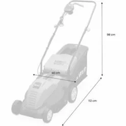 VOLTR – Tondeuse à Gazon électrique 1500W – Récupérateur D’herbe 50L. Diamètre De Coupe 36cm. Compacte Et Maniable - Gris 11 VOLTR – Tondeuse à Gazon électrique 1500W – Récupérateur D’herbe 50L. Diamètre De Coupe 36cm. Compacte Et Maniable - Gris -Tondeuse Et Accessoires Boutique 50740863 5