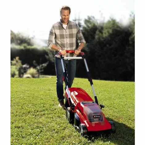 Einhell Tondeuse à Gazon Sans Fil GE-CM 36/37 Li + Cisaille à Gazon Sans Fil GE-CG 18/1 Li Power X-Change (18 V, Largeur De Coupe 37 Cm) Livré Avec 2 Batteries 3,0 Ah Et 2 Chargeurs) 4 Einhell Tondeuse à Gazon Sans Fil GE-CM 36/37 Li + Cisaille à Gazon Sans Fil GE-CG 18/1 Li Power X-Change (18 V, Largeur De Coupe 37 Cm) Livré Avec 2 Batteries 3,0 Ah Et 2 Chargeurs) – Image 2