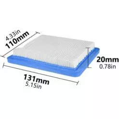 TINOR Filtre Air Pour Tondeuse Poussée Remplacement Gamme Accessoires Filtre Papier Ensemble Non Authentique Bleu Filtre Air Tracteur Pour Tondeuses à Gazon Et Tracteurs (2 Pièces) -Tondeuse Et Accessoires Boutique 51178280 2