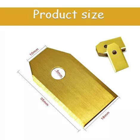 Lot De 30 Lames De Couteau Pour Tondeuses Robot Husqvarn(0.75mm) Avec 30Vis (Or),Starlight 4 Lot De 30 Lames De Couteau Pour Tondeuses Robot Husqvarn(0.75mm) Avec 30Vis (Or),Starlight – Image 2